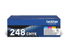 Brother TN-248VAL tonercartridge 4 stuk(s) Origineel Zwart, Cyaan, Magenta, Geel