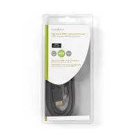 Nedis High Speed HDMI -Kabel met Ethernet HDMI -Connector - HDMI -miniconnector 2 meter Zwart