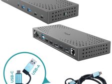 i-tec USB 3.0  /  USB-C  /  Thunderbolt, 3x 4K Docking Station Gen 2 + Power Delivery 100W