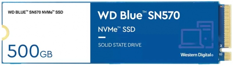 WD Blue SN570 500GB NVMe SSD M.2 PCIe 3.0 x4
