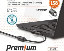 Premium universele AUTO-adapter 138 Watt 17-tips