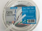 CAT6 UTP Netwerkkabel - Wit - Solid - per meter