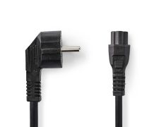 Nedis Stroomkabel Type F (CEE 7 / 7) Male | IEC-320-C5, 5 meter Zwart