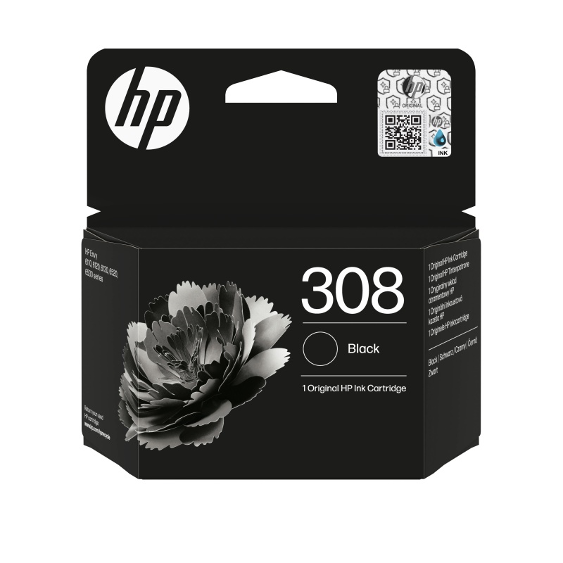 HP nr 308 originele zwarte inktcartridge