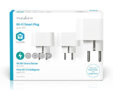 Nedis Wi-Fi Smart-Stekker Schuko Type-F 10 A 3-Pack