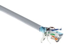 CAT6A kabel per meter F / UTP AWG23 SOLID 305M B2ca, s2, d1