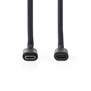 Nedis USB-C verlengkabel USB-C Male USB-C Female 60W 4K@60Hz | 5 Gbps 1 meter