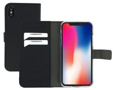 Mobiparts Saffiano Wallet Case Apple iPhone X Black