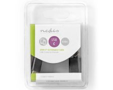 Nedis USB 3.0-Kabel Type-C Male – A Female  0,15 meter Zwart