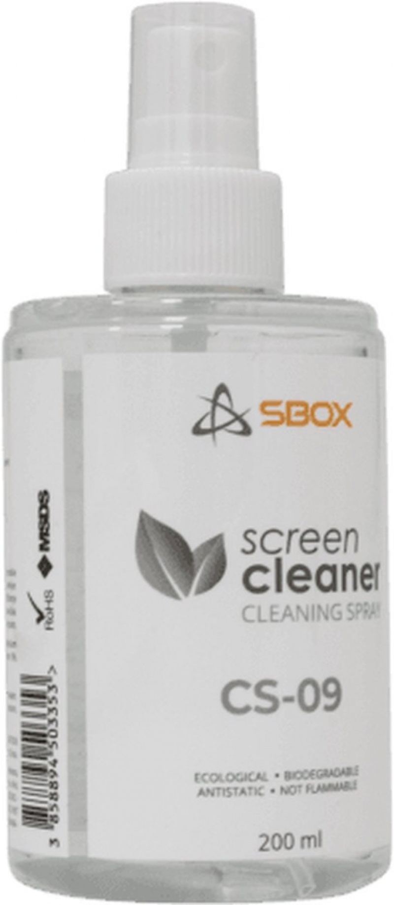 SBOX screen cleaner spray CS-09 Laptop ,Tablet, Telefoon, TV