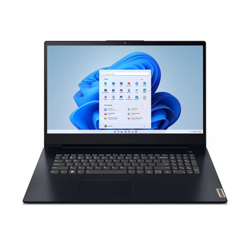 Lenovo IdeaPad 3 Intel® Core™ i5 i5-1235U Laptop 43,9 cm (17.3 inch ) Full HD 8 GB DDR4-SDRAM 512 GB SSD Wi-Fi 5 (802.11ac) Windows 11 Home Blauw