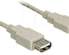 USB Verl. Delock A -A St / Bu 1.80 meter grijs