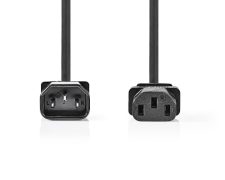 Nedis Stroomkabel  IEC-320-C13 naar C14 | IEC-320-C14 Recht | Recht 2 m eter