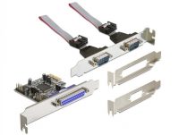 DeLOCK PCI Express card 2 x serieel, 1x parallel