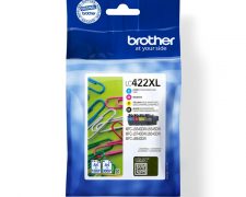 Brother LC-422XLVAL inktcartridge 4 stuk(s) Origineel Zwart, Cyaan, Magenta, Geel
