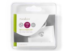 Nedis USB-C- Adapterkabel Type-C Male – A Female  /  Type-C Female  /  HDMI- uitgang 0,2 m Wit