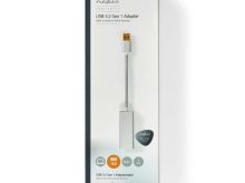 Nedis USB-Adapter LAN /  ehternet adapter USB 3.2 Gen 1 | USB-A Male | RJ45 Female 0.20 meter