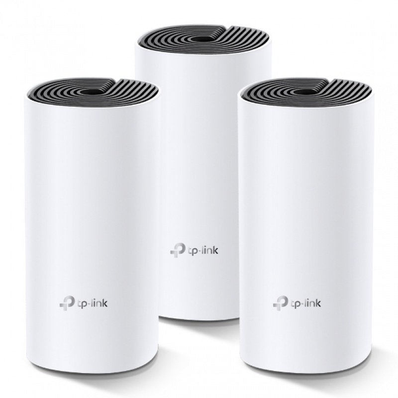 TP-Link Deco M4(3-pack) Dual-band (2.4 GHz  /  5 GHz) Wi-Fi 5 (802.11ac) Wit 2 Intern