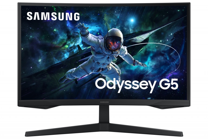 Samsung 27 inch  Odyssey G5 G55C QHD 165Hz Gaming Monitor  