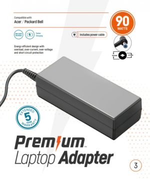 Premium adapter 19V 90W  5.5mm * 1.7mm incl. netsnoer