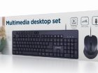 Gembird Multimedia toetsenbord en muis KBS-UM-04