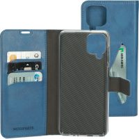 Mobiparts Classic Wallet Case Samsung Galaxy A12 (2021) Steel Blue