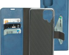 Mobiparts Classic Wallet Case Samsung Galaxy A12 (2021) Steel Blue
