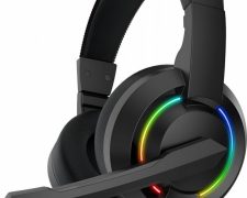Baracuda HYDRA RGB Rainbow | Gaming Headset 3,5mm & USB | Zwart