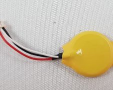 Knoopcell CR2032 batterij 3V met kabel 3 polig