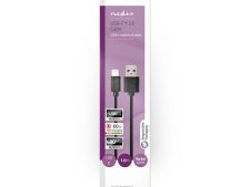 Nedis USB 2.0-Kabel Type-C Male - A Male | 1 meter Zwart