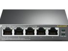 TP-LINK TL-SG1005P Unmanaged Gigabit Ethernet (10 / 100 / 1000) Power over Ethernet (PoE) Zwart