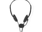 PC-Headset On-Ear | Stereo | 2x 3.5 mm | Inklapbare Microfoon | Zwart