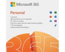 Microsoft 365 Personal ESD licentie- Nederlands – 1 jaar abonnement