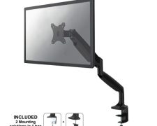 Newstar NM-D750BLACK flat panel bureau steun 81,3 cm (32 inch ) Klem / doorvoer Zwart