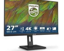 Philips 27B1N3800 16:9 4K UHD IPS 4ms 60Hz 2xHDMI DP USB Speaker Pivot Black