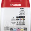 Canon PGI-580 / CLI-581 inktcartridge Origineel Zwart, Cyaan, Magenta, Geel