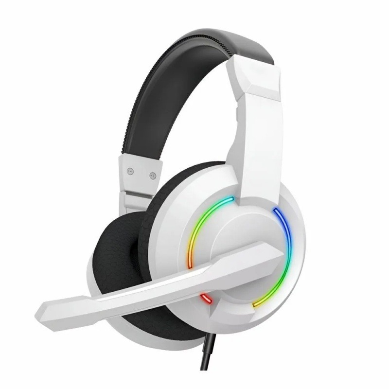 Baracuda HYDRA-W Gaming Heads.LED Rainbow Effect +Microphone