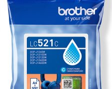 Brother LC521C inktcartridge 1 stuk(s) Origineel Cyaan