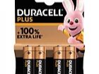 Duracell Plus Extra Life AA blister 4-stuks