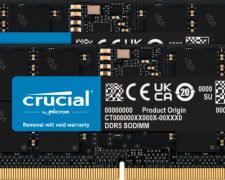 Crucial 32GB DDR5 (2x16GB) KIT CL40 4800 SODIMM