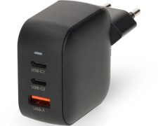 Nedis 70W oplader 1 USB-A – 2 USB-C – PD3.0