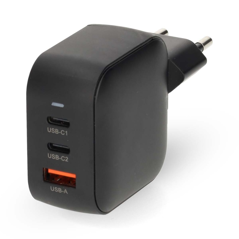 Nedis 70W oplader 1 USB-A - 2 USB-C - PD3.0