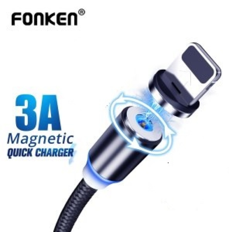 FONKEN Apple IOS Magnetic Charge Cable 2m