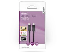 NedisUSB 3.2 Gen 1 | USB-C Male | USB-C Male | 60 W | 4K@60Hz | 5 Gbps |  3 meter