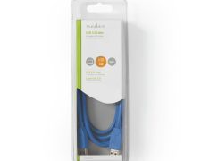 Nedis USB 3.0-Kabel A Male – A Male 2 meter Blauw