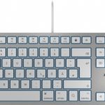 CHERRY KC 6000 SLIM FOR MAC toetsenbord USB QWERTY Amerikaans Engels Zilver