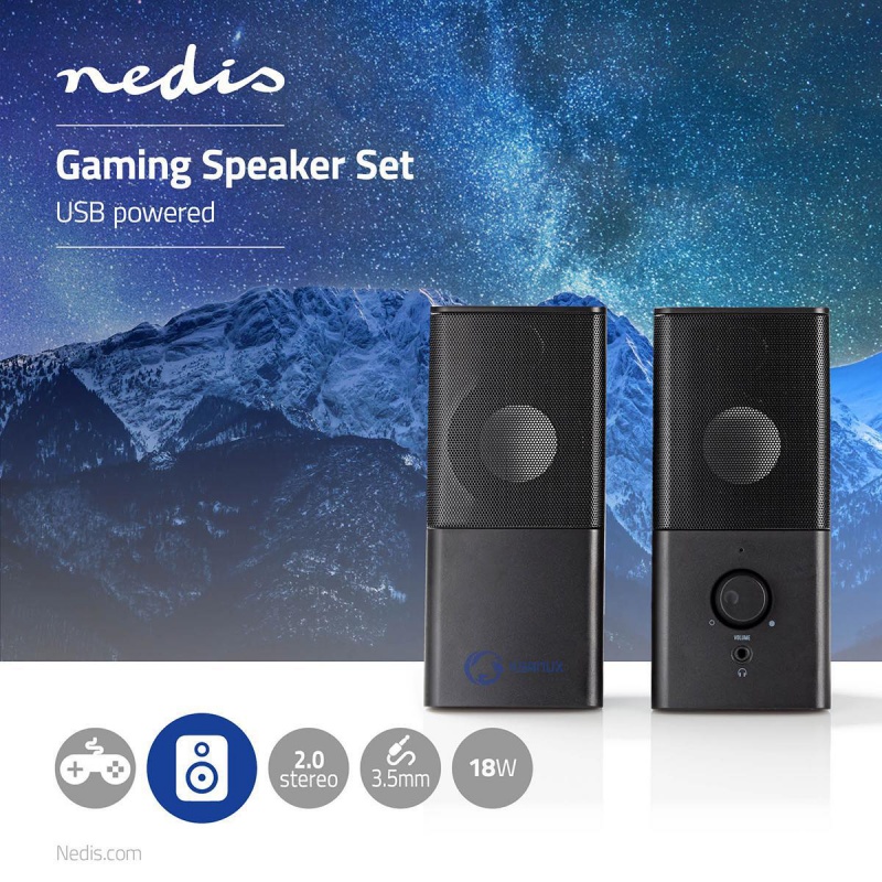 Nedis Gaming-luidsprekers  2.0