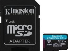 Kingston UHS-I U3 Canvas Go! Plus SDXC Card Micro 512GB