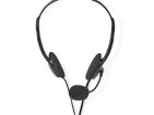 PC-Headset On-Ear 2x 3,5 mm Connectoren 2 meter zwart