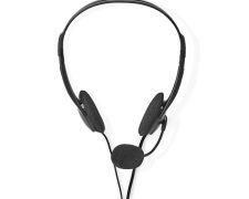 PC-Headset On-Ear 2x 3,5 mm Connectoren 2 meter zwart